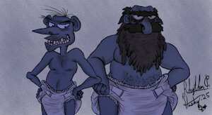 Two Diapered men in Prison by RhythmCHusky94