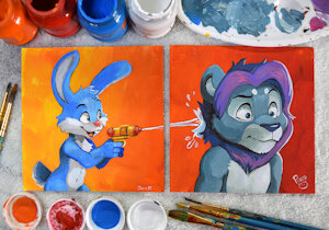 Delph and Leo by pandapaco