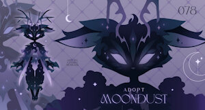 Moondust Deer - Open - ADOPT by CosmicNemesis09