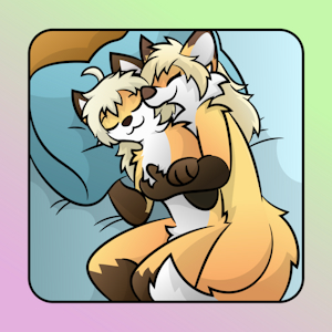 Sleeping YCH sticker for Miu & KitsuNess^^ by AlexUmkaArt