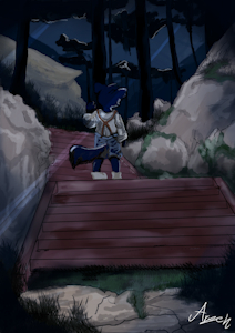Be careful not to find stairs in the forest. (short story) by inkfurry
