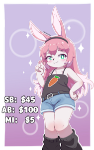 casual bunny adoptable!! [SOLD] by Nanakoko71