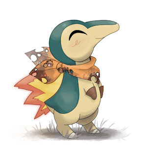 My original PMD partner - Cyndaquil by claragonza3