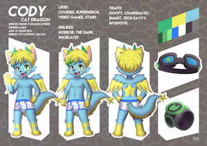Ref Sheet for Cody by xiaoahwei