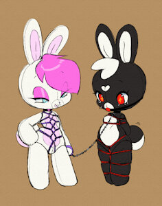 I gave the rope bunny a friend!! by Saucy