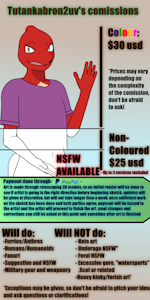 Comission sheet by Tutankabron2uv