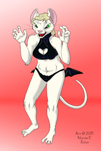 Rodentday – Vampire Mouse by CyberCornEntropic
