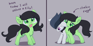 Non-lashed filly by driftingfeefees