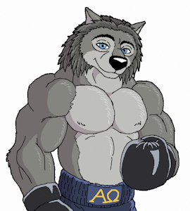 Winston ready to box by Jarfox