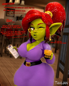 Tavern Secretary by Tahlian