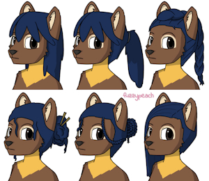 Reggie's Hairstyles by fuzzypeach