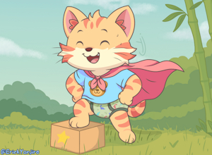 Super chubby kitten by ErickYanjiro
