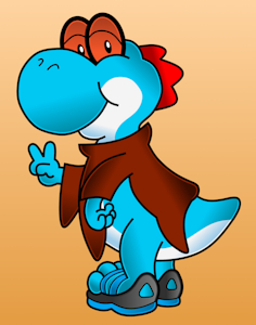 Azul the Yosh by VoxelYoshi7565