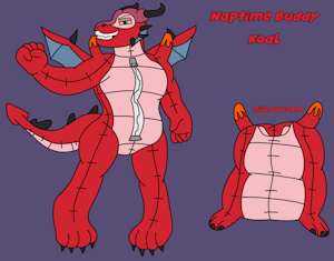 Naptime buddy Koal (not my art) by Hhyy80