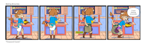 Baking Brownies by Friar