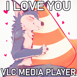 I love you VLC Media Player by LazyLynxBoy