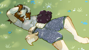 Emmie and Henni taking a moment by danjiisthmus