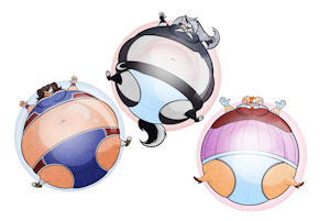 (BDAY) Bubbly Trios by InflateResponsiblyIB