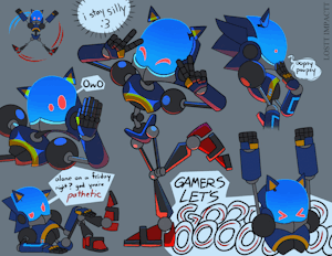 Chaos Sonic (gif) by losttimpactt