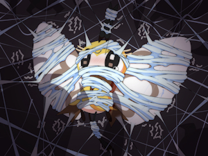 [Skeb Comission]Ribombee caught in a spider web by adiponitrile