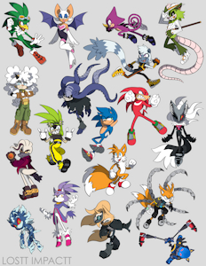 2nd favorite characters by losttimpactt