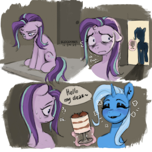 a special dessert from Trixie by bloodymrr