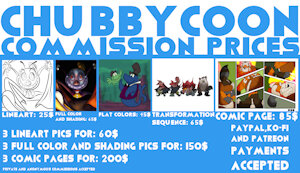 COMMISSION PRICES by MAPACHEROKEE