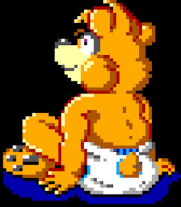 8-Bit Tushie by FriskyWoods