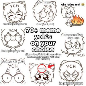 MEME YCH PACK [OPEN] by Rispi