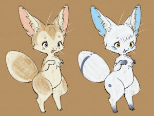 I doodled a little fox by Saucy