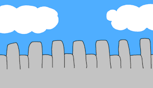Giantess Lola's Skyscraper Stomp by KirbyHamtaroGirl