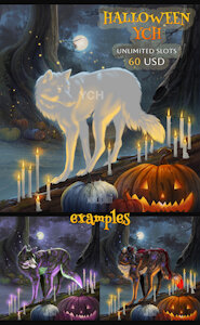 YCH_Halloween by MelodyOfForest