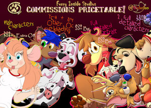 Commissions start in 30$! by lobofeo