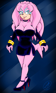 Sky's Black Dress 01 by MelSky