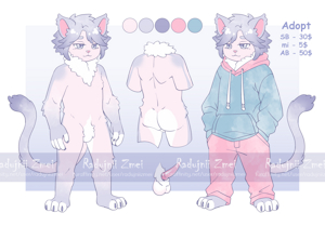 Fluffy Adoptables (open) reminder by RadujniiZmei