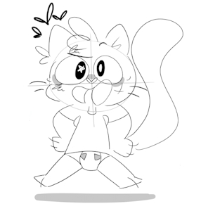 Diapered Whiski - Cat - OC by Diaperedferret