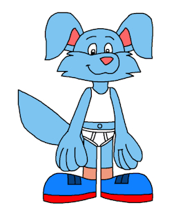 Spot, Riya, and Vanilla in Underwear, Socks and Shoes by CartoonFoxArt2002