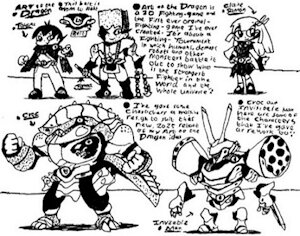 Art of the Dragon roster by KainswordShadowkan