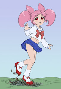 Chibiusa stomps by AlloyRabbit