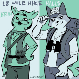 Erin and Nills by riverhayashi
