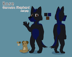 Rose's new ref sheet by TheSlimeDragon