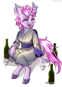 Samantha in Sake Time by CaliLuminos