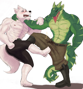 Derk and Freyr !!! by Mysticbust