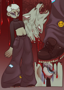 Old Self-portrait by veegrasshopper