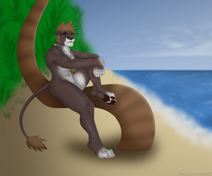 Comm for Byakko - Sora sit on tree SFW by Rahir