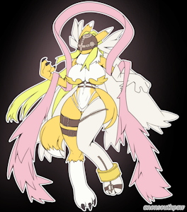 Yara the Renamon-Angewomon Hybrid by Asementor