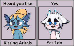 Ada and Flicker stickers by HyperChibiAbsol