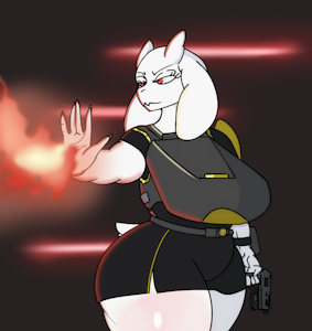 Helldiver Toriel by Spoldier