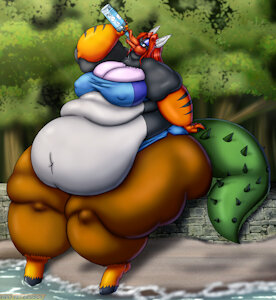 [STREAM ART] Becky Darcwaters - Fat Drunk by Viro