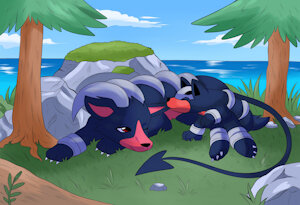 When your brother evolves by LunarTurtle